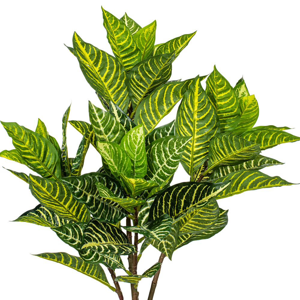Vickerman Artificial Alocasia Zebrina Potted