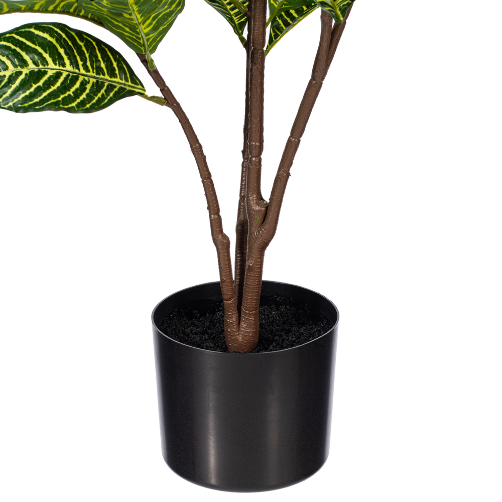 Vickerman Artificial Alocasia Zebrina Potted