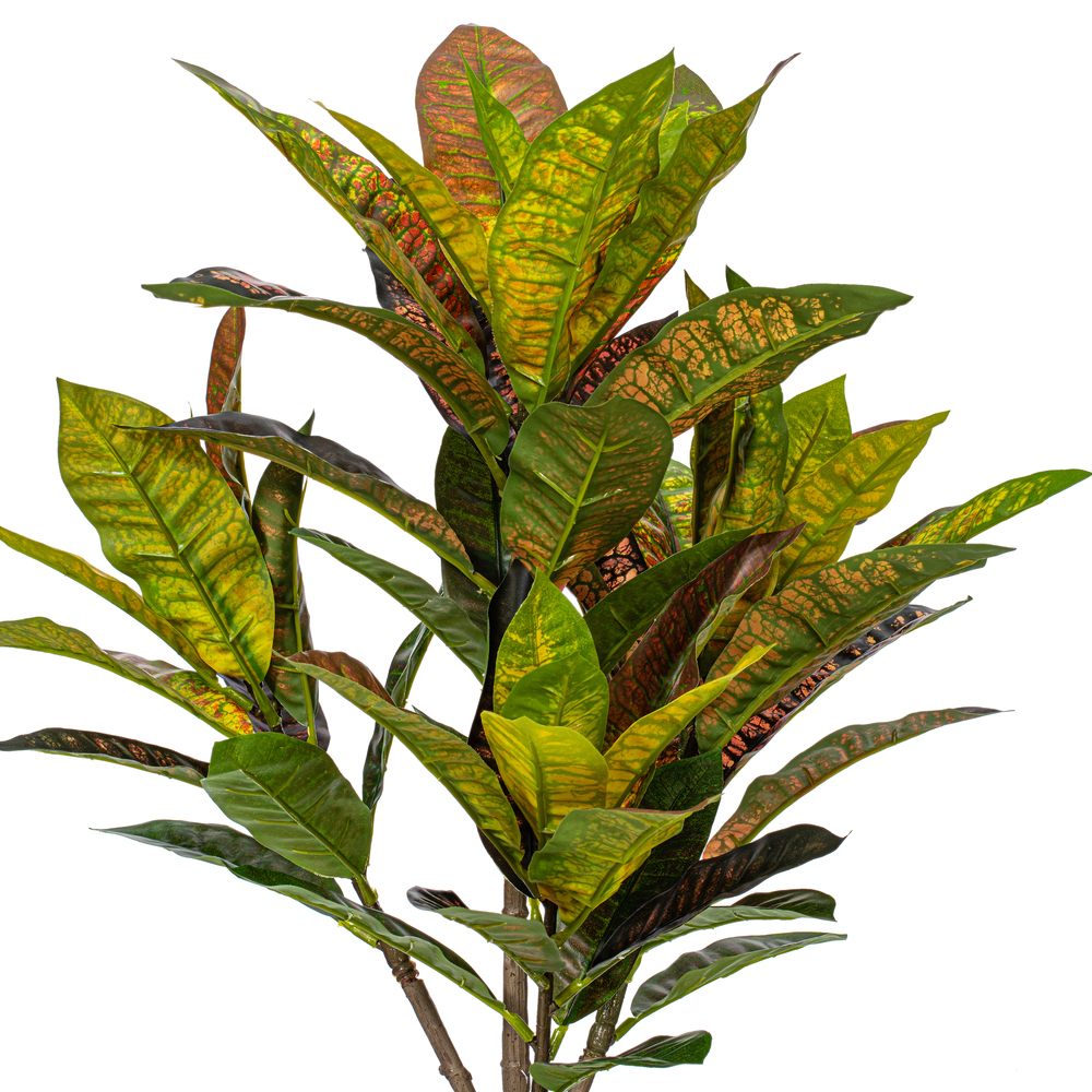 Vickerman Artificial Croton Potted Plant