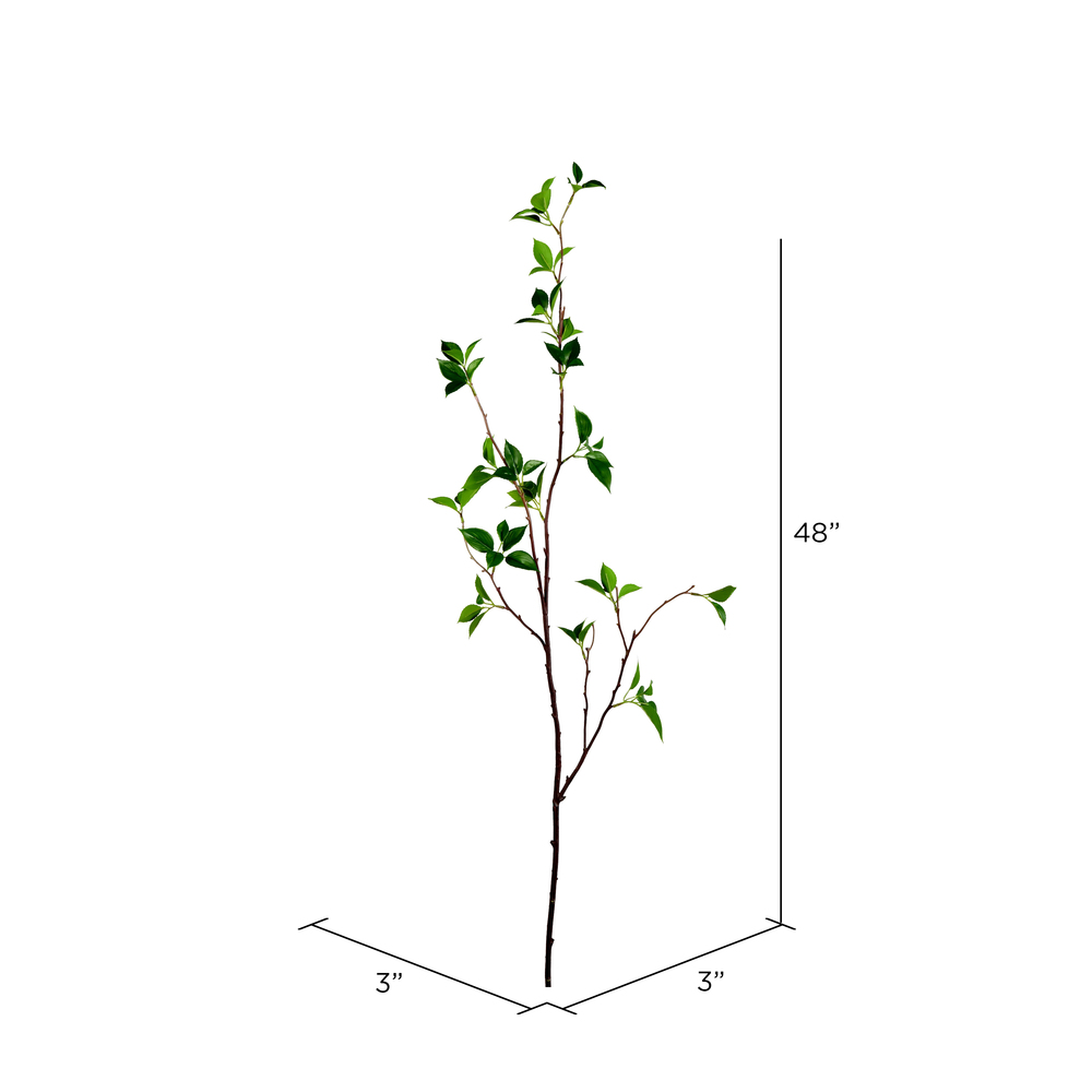 Vickerman Artificial Green Baby Leaf Spray,  2/pack