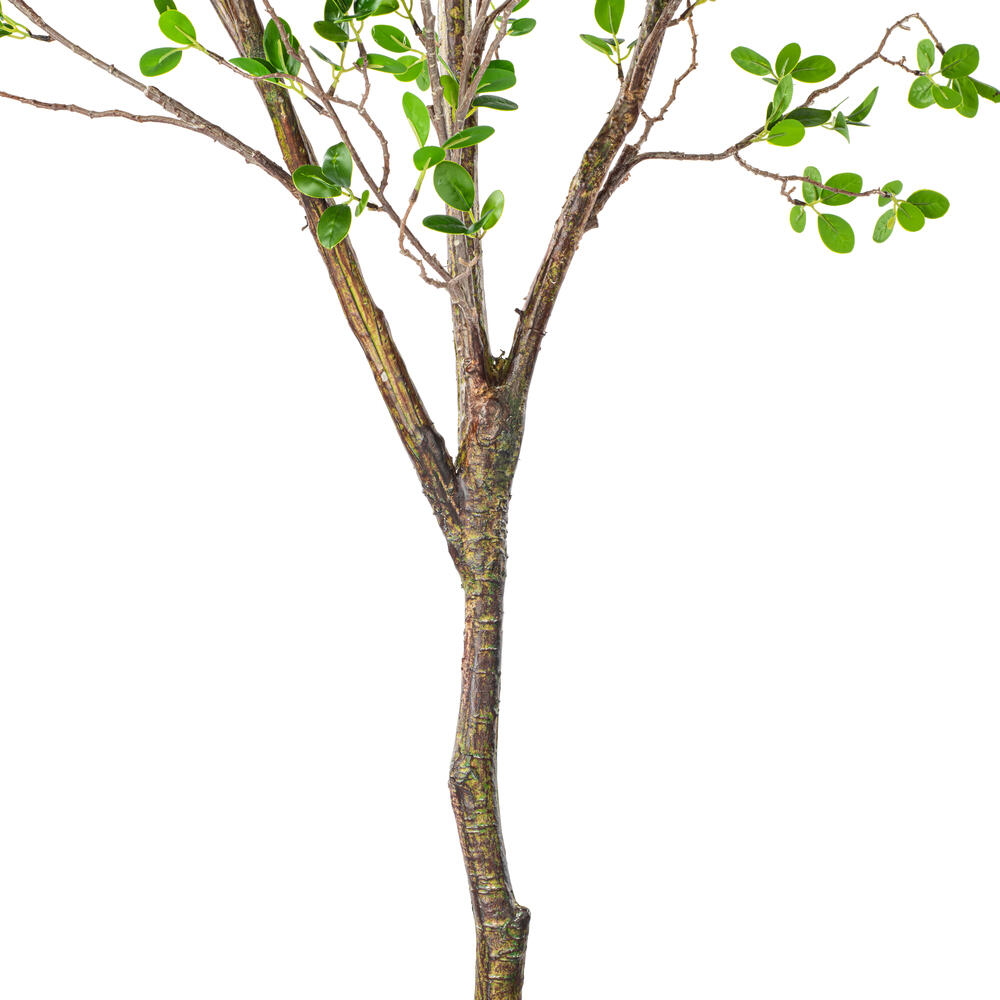 Vickerman Artificial Potted Milan Leaf Tree