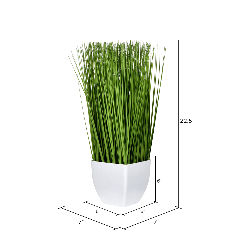 Vickerman Artificial Potted Artificial Grass