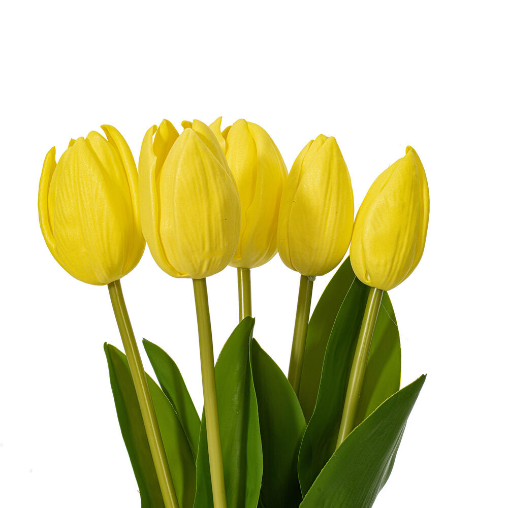 Vickerman 16"H Tulip Bundle of 5, 2 bundles per pack