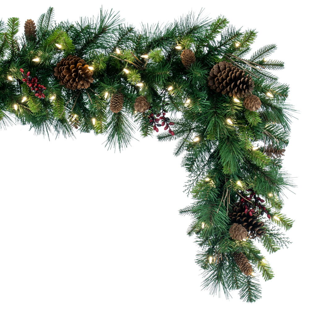 Vickerman Cibola Mix Berry Artificial Christmas Garland