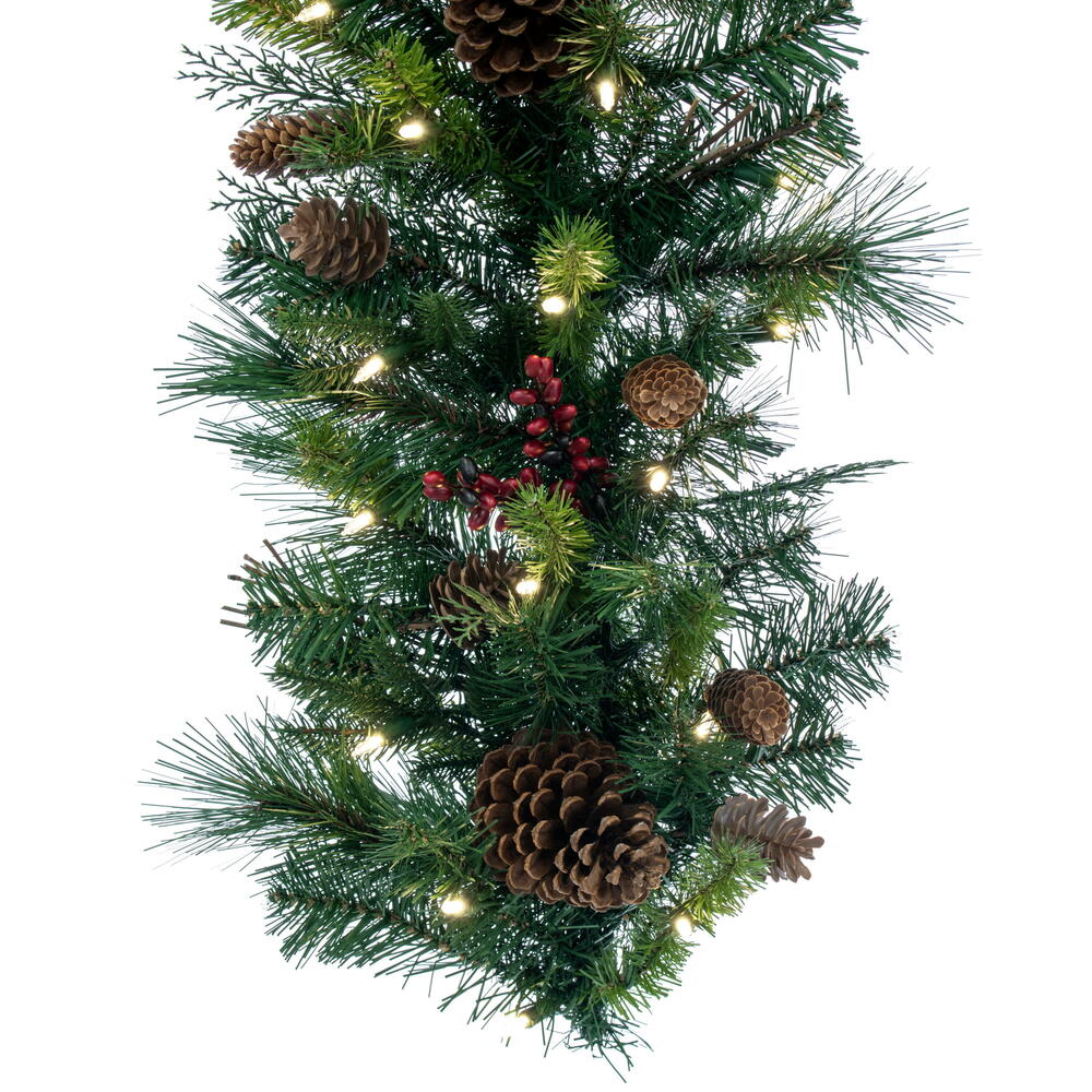 Vickerman Cibola Mix Berry Artificial Christmas Garland