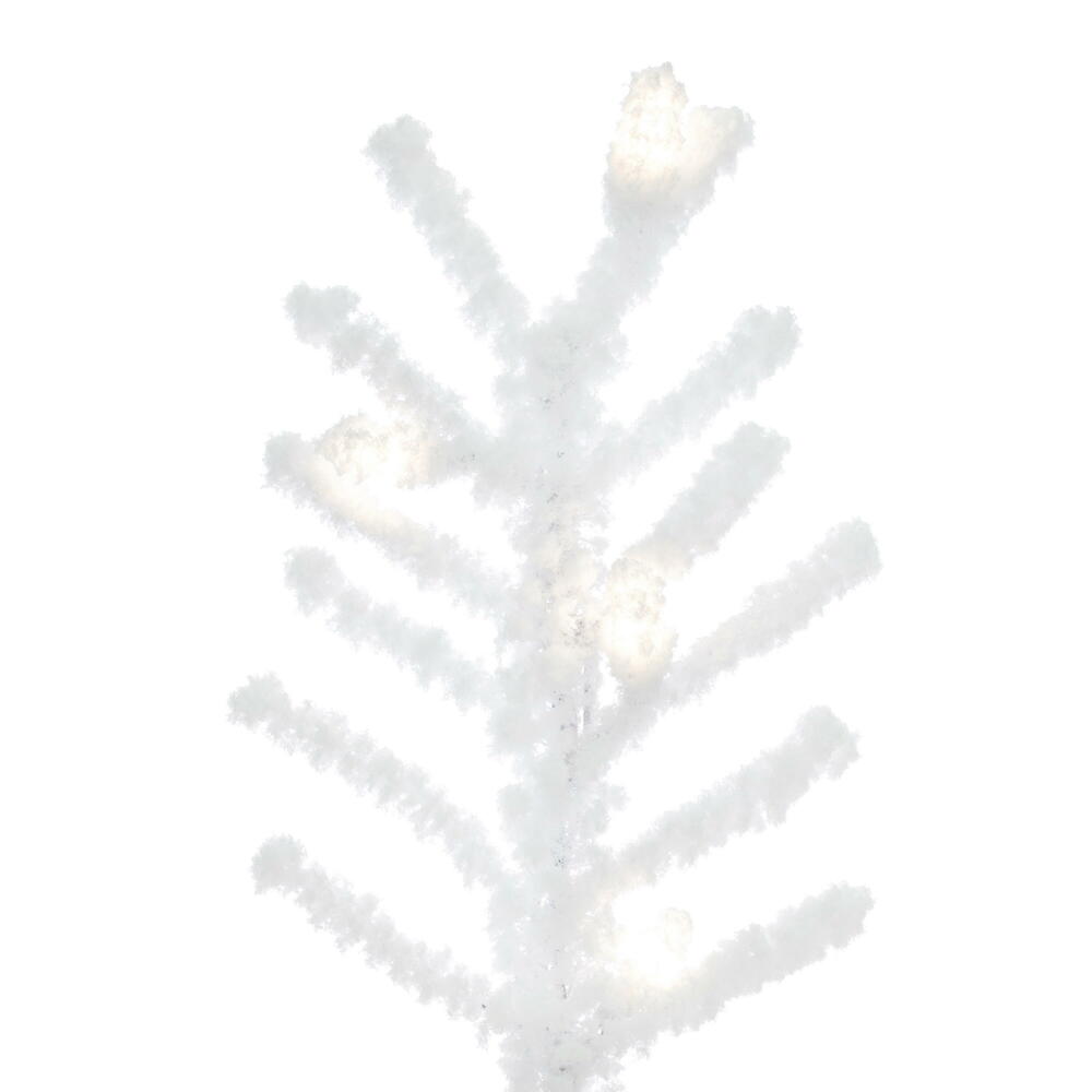 Vickerman Flocked Kuna Pine Artificial Christmas Tree