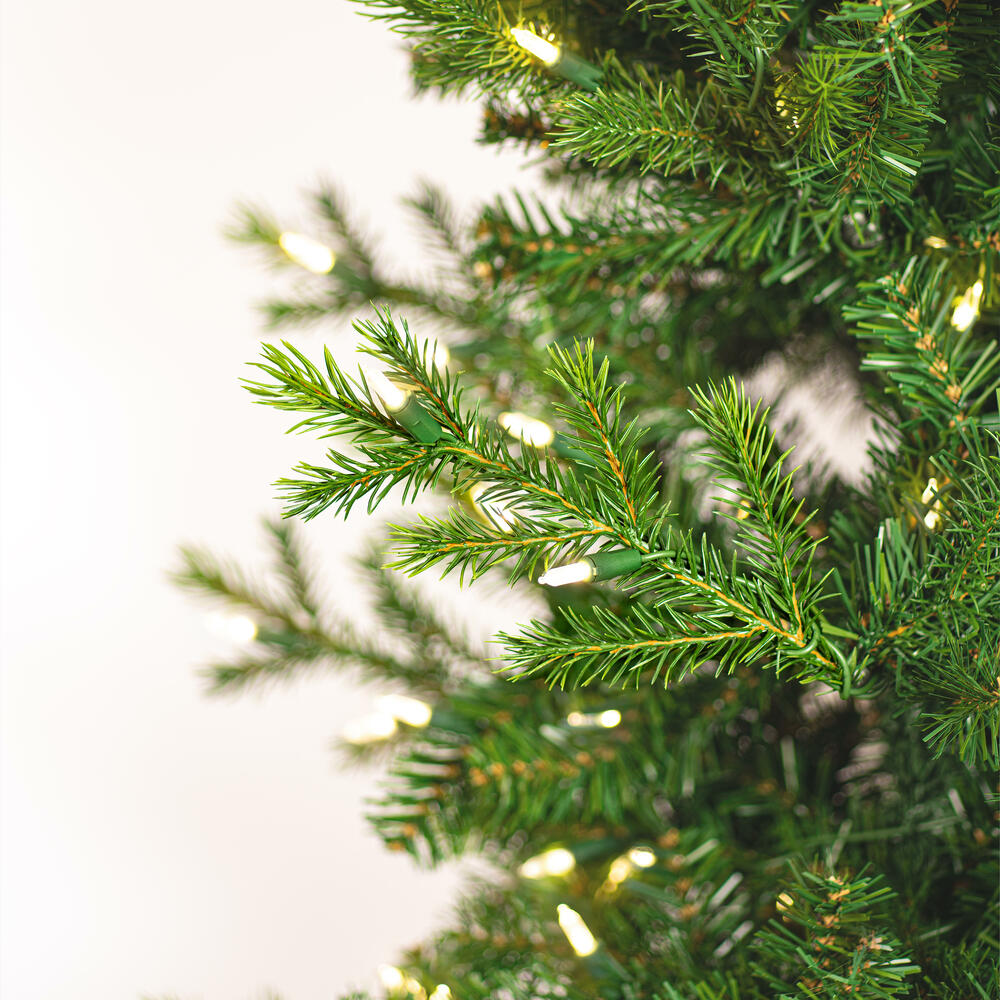 Vickerman Moutauk Pencil Pine Artificial Christmas Tree