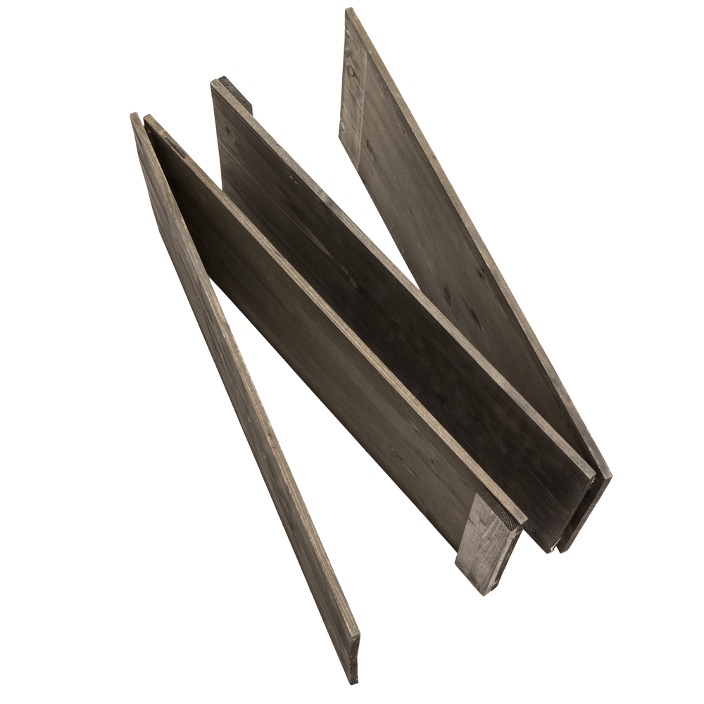 Vickerman Grey Square Wooden Knock down Tree Collar