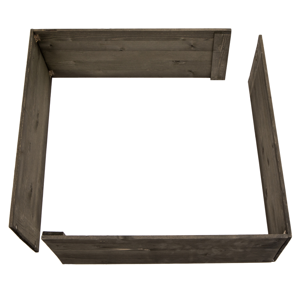 Vickerman Grey Square Wooden Knock down Tree Collar