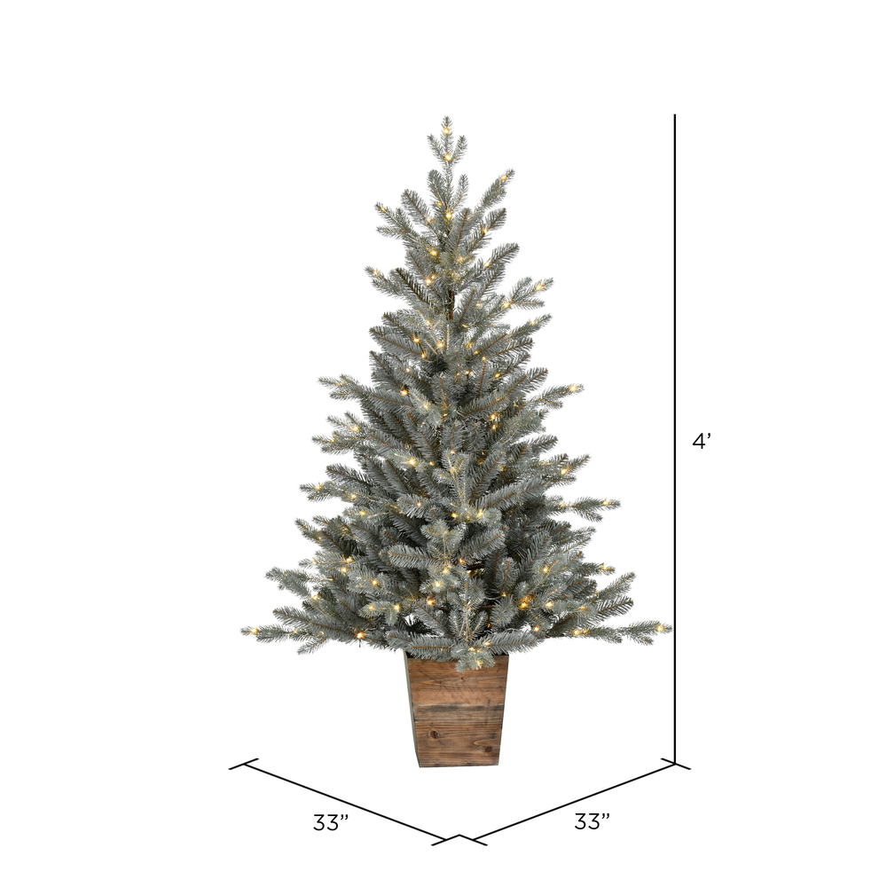 4' x 33" Gooding Potted Tree LED 200WW