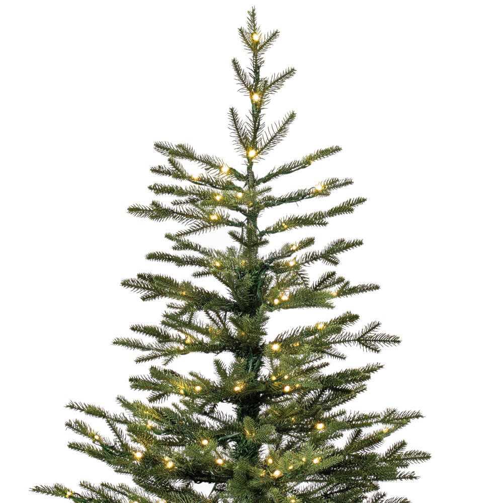 Vickerman Gibson Slim Potted Pine Artificial Christmas Tree