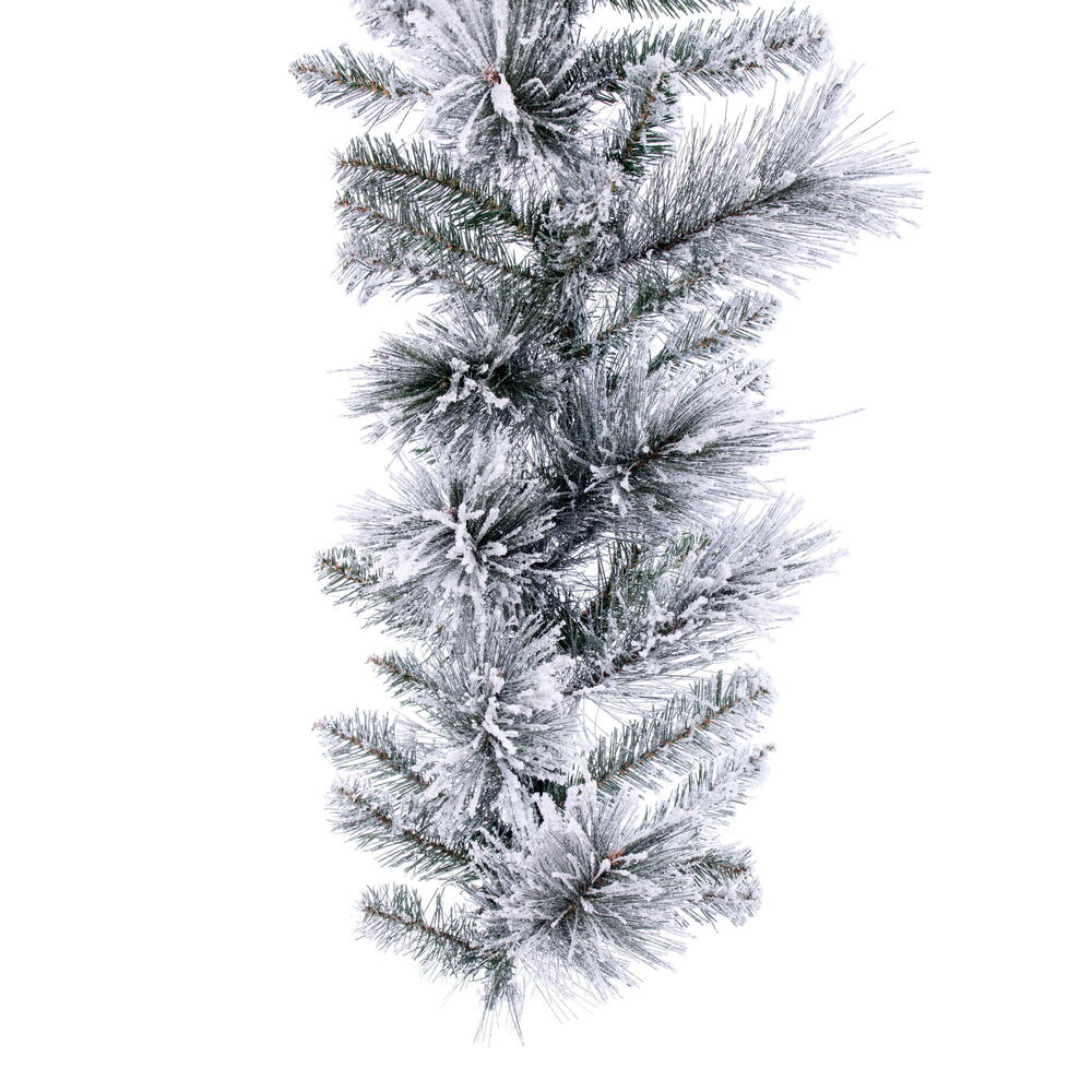 Vickerman Artificial 9' Flocked Jackson Pine Garland