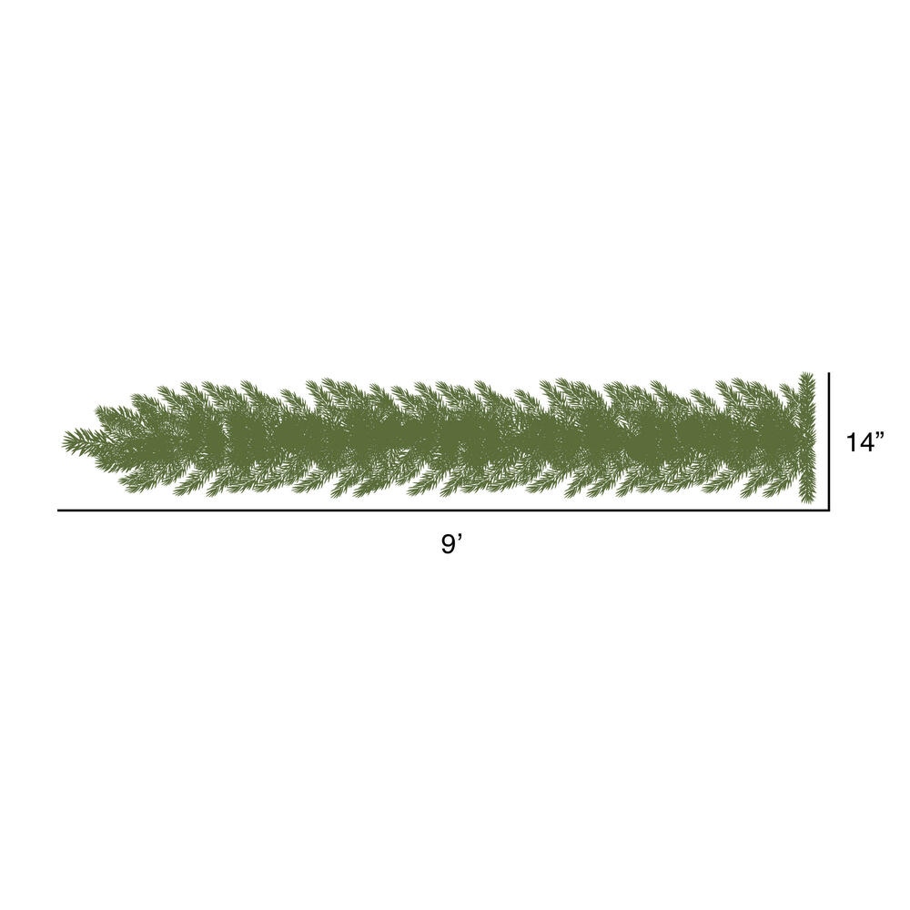 Vickerman Artificial 9' Flocked Jackson Pine Garland