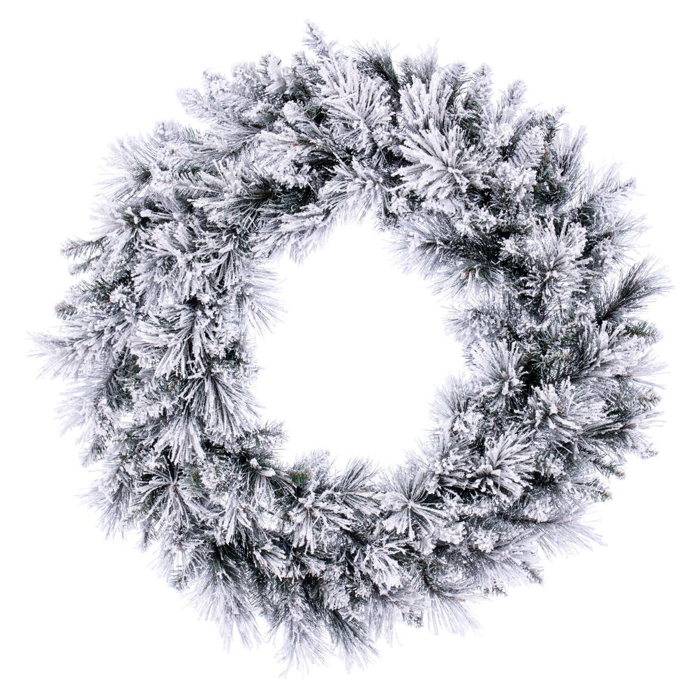 Flocked Wreaths