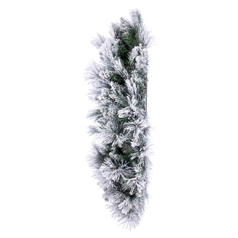 Vickerman Flocked Jackson Pine Artificial Wreath