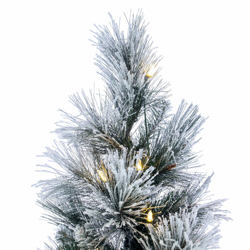 Vickerman Artificial Flocked Jackson Pine TearDrop