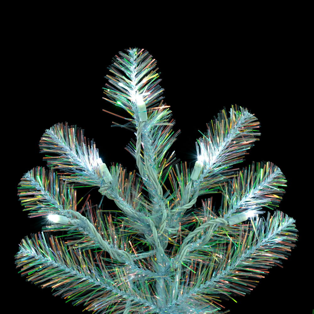 Vickerman Irid White UpsideDown Artificial Christmas Tree