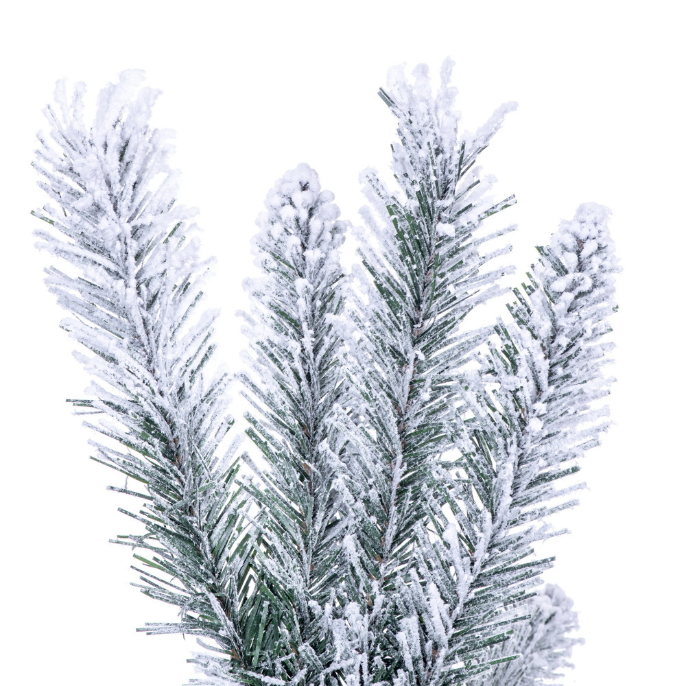Vickerman Artificial Flocked Crest Pencil Tree