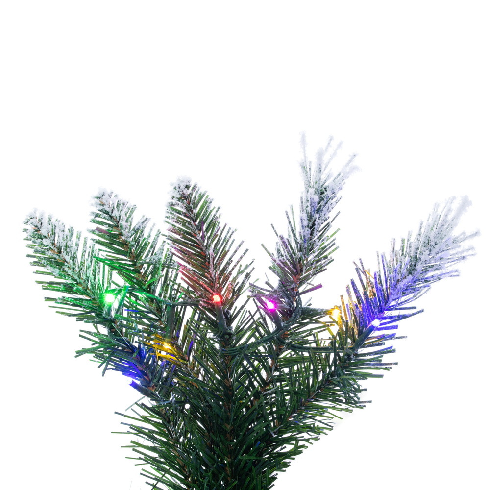 Vickerman Artificial Flocked Crest Pencil Tree