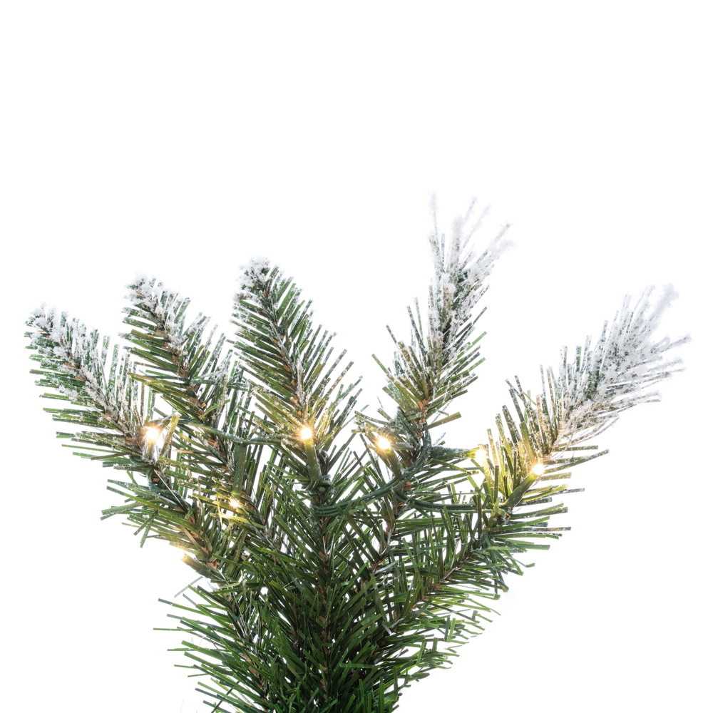 Vickerman Artificial Flocked Crest Pencil Tree