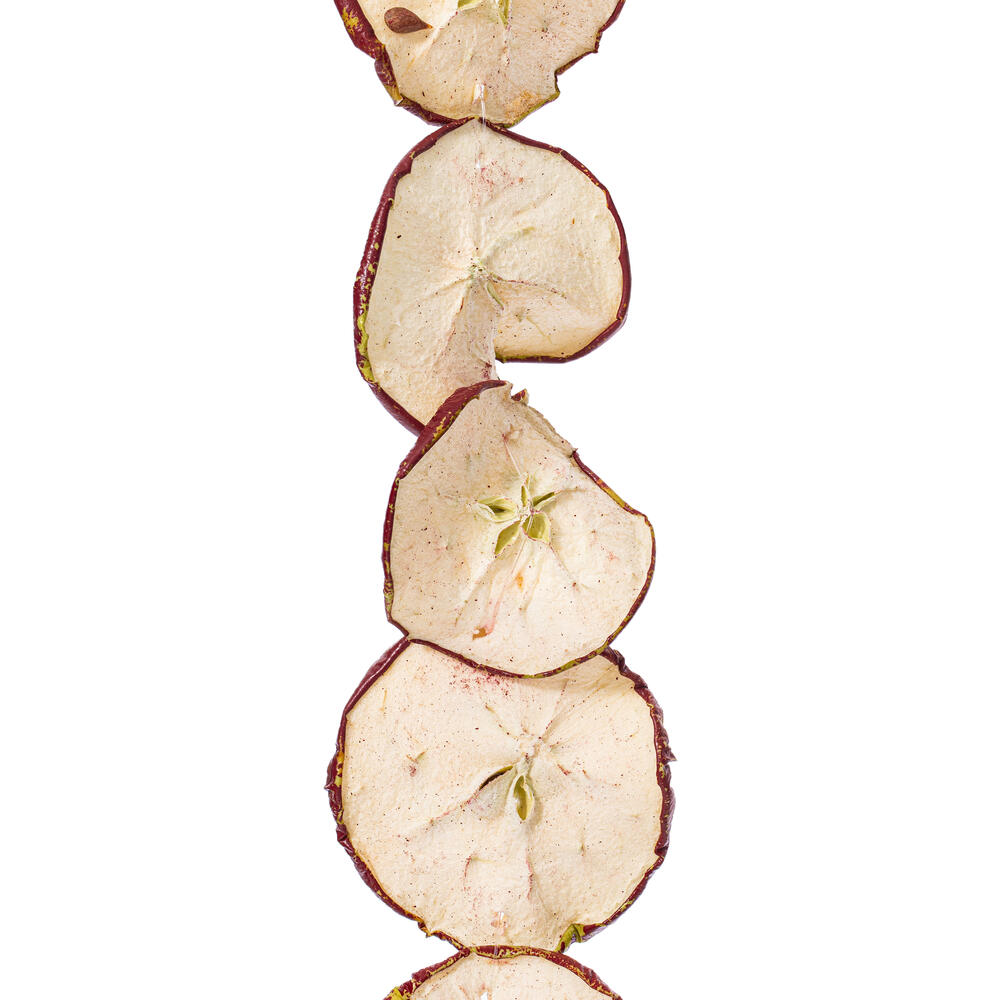10' Natural Dried Apple Garland