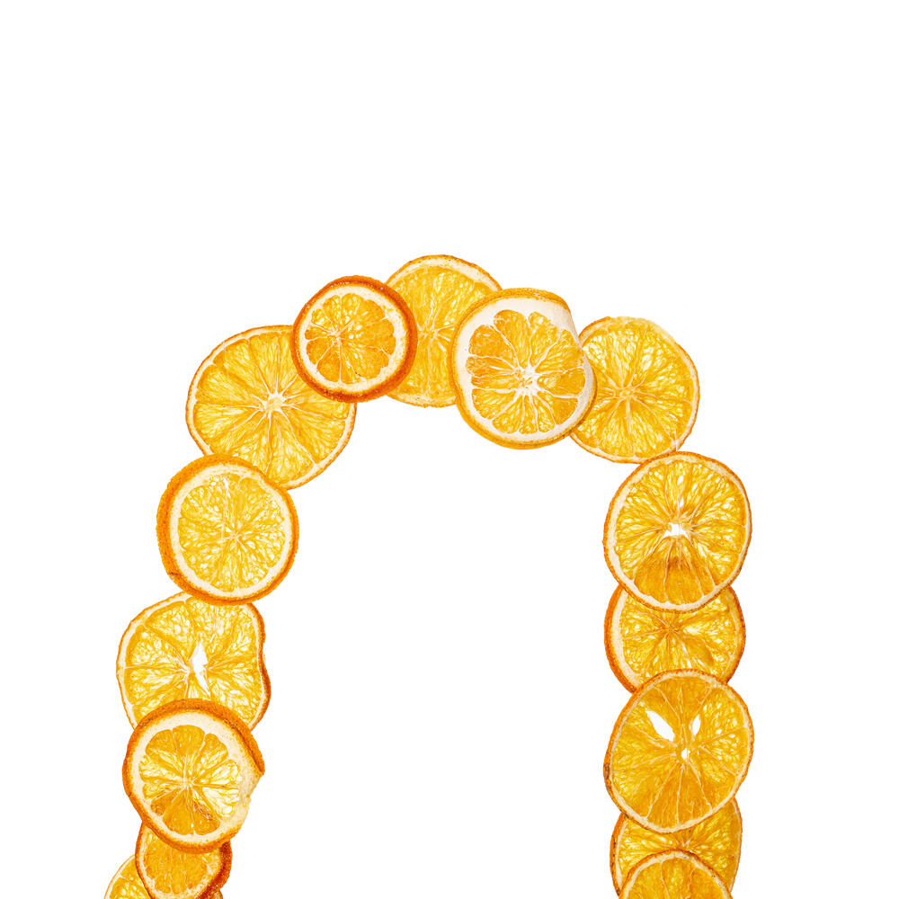 10' Natural Dried Orange Garland