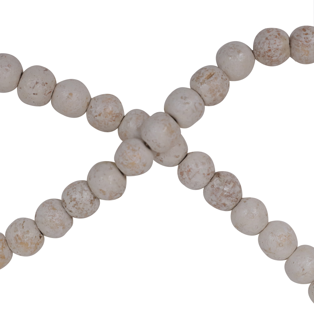 Vickerman Wooden Bead Garland