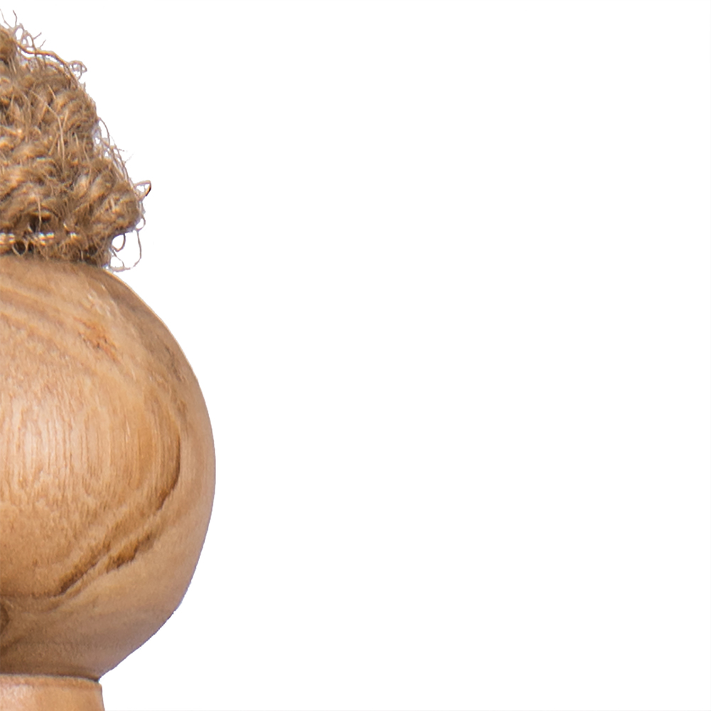 Vickerman Wood Finial Ornament