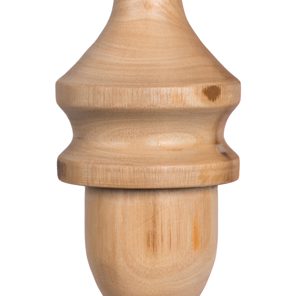 Vickerman Wood Finial Ornament