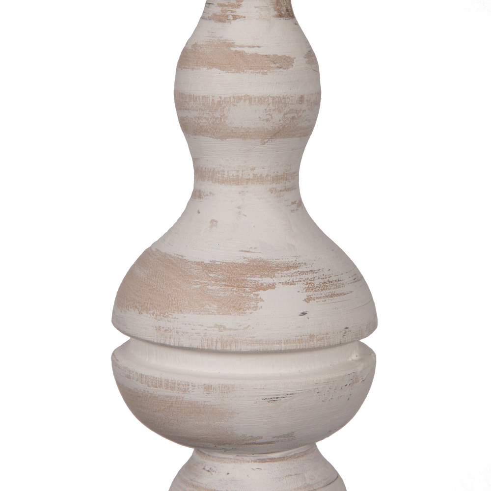 Vickerman Wood Finial Ornament
