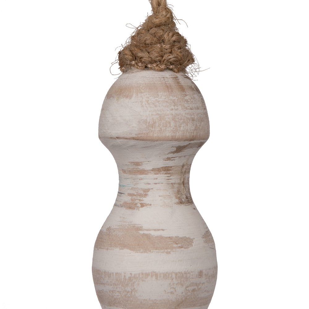 Vickerman Wood Finial Ornament
