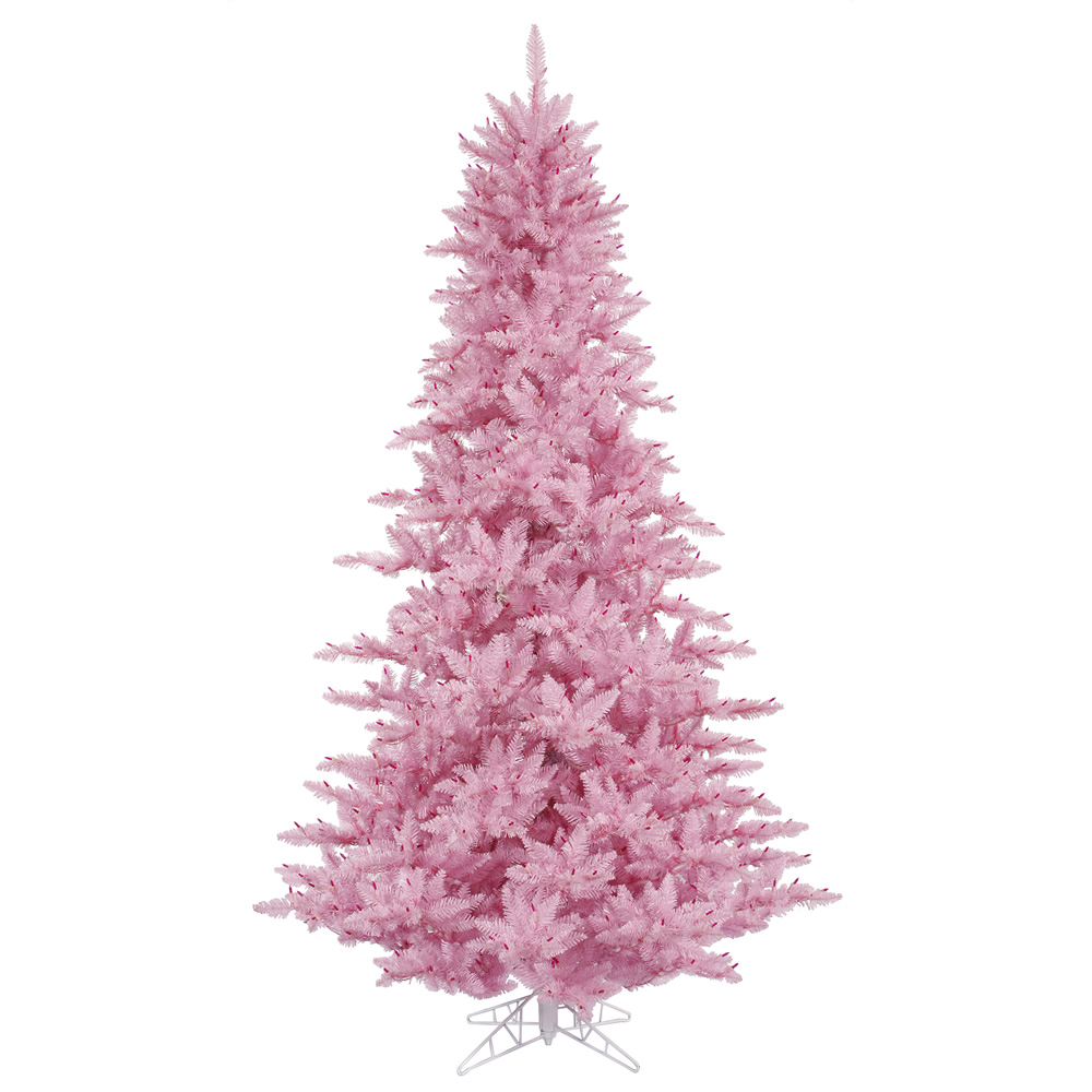 Vickerman Pink Fir Artificial Christmas Tree