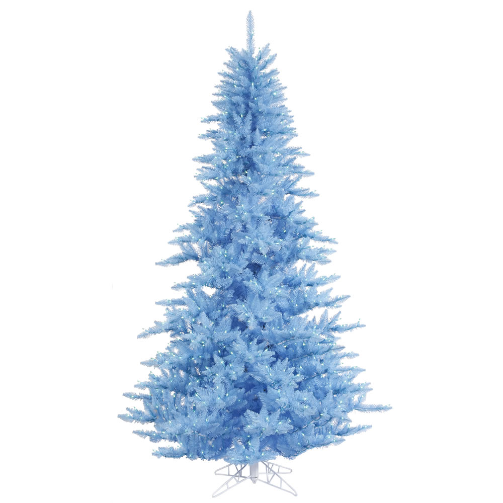 Vickerman Sky Blue Fir Artificial Christmas Tree