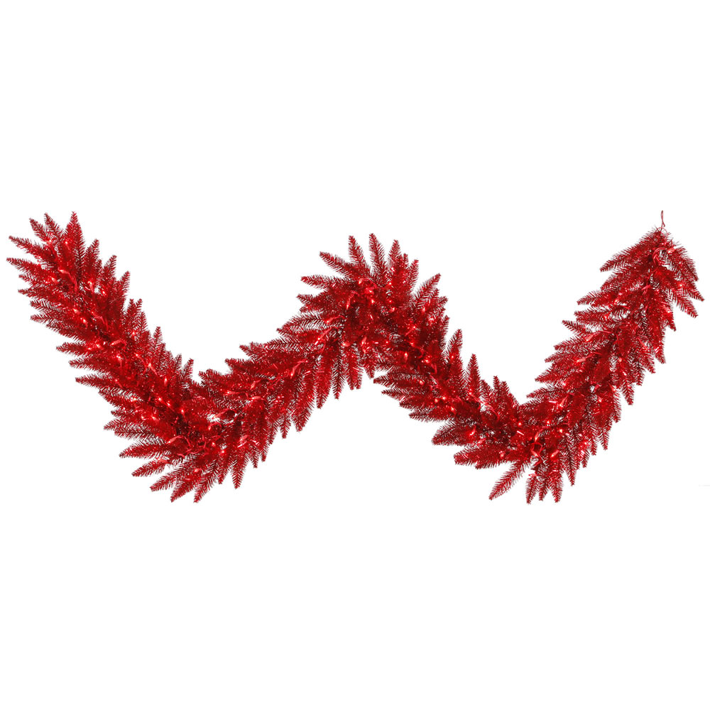 Tinsel Red Garlands