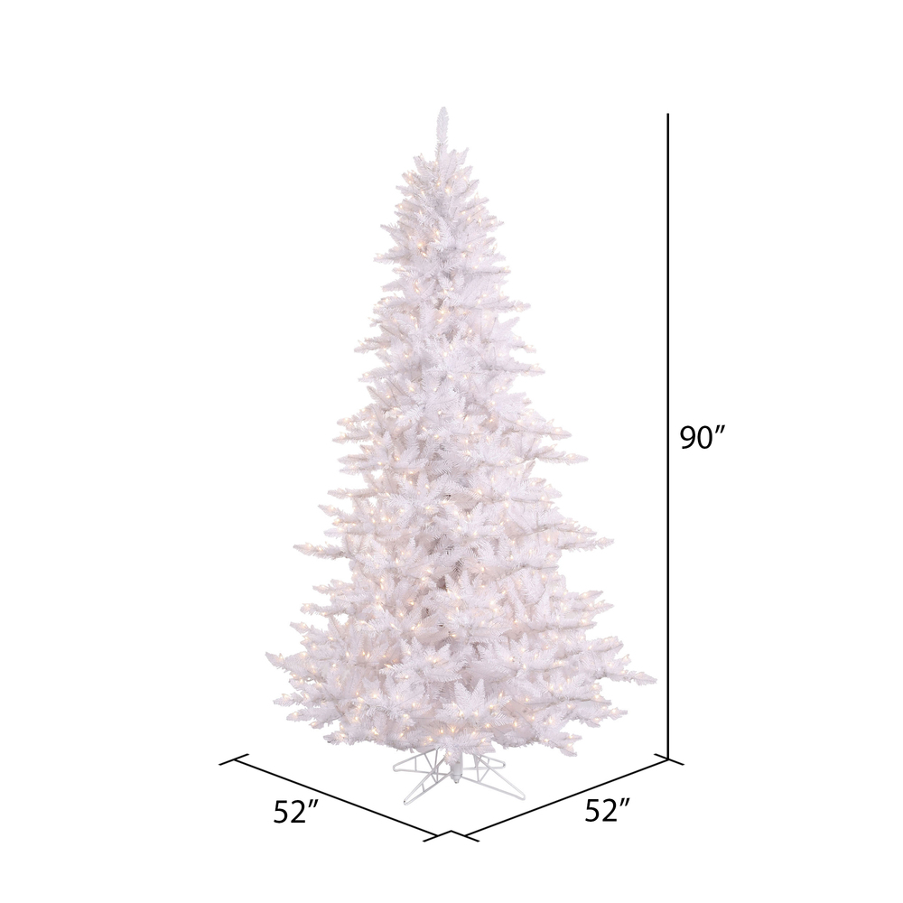 Vickerman White Fir Artificial Christmas Tree