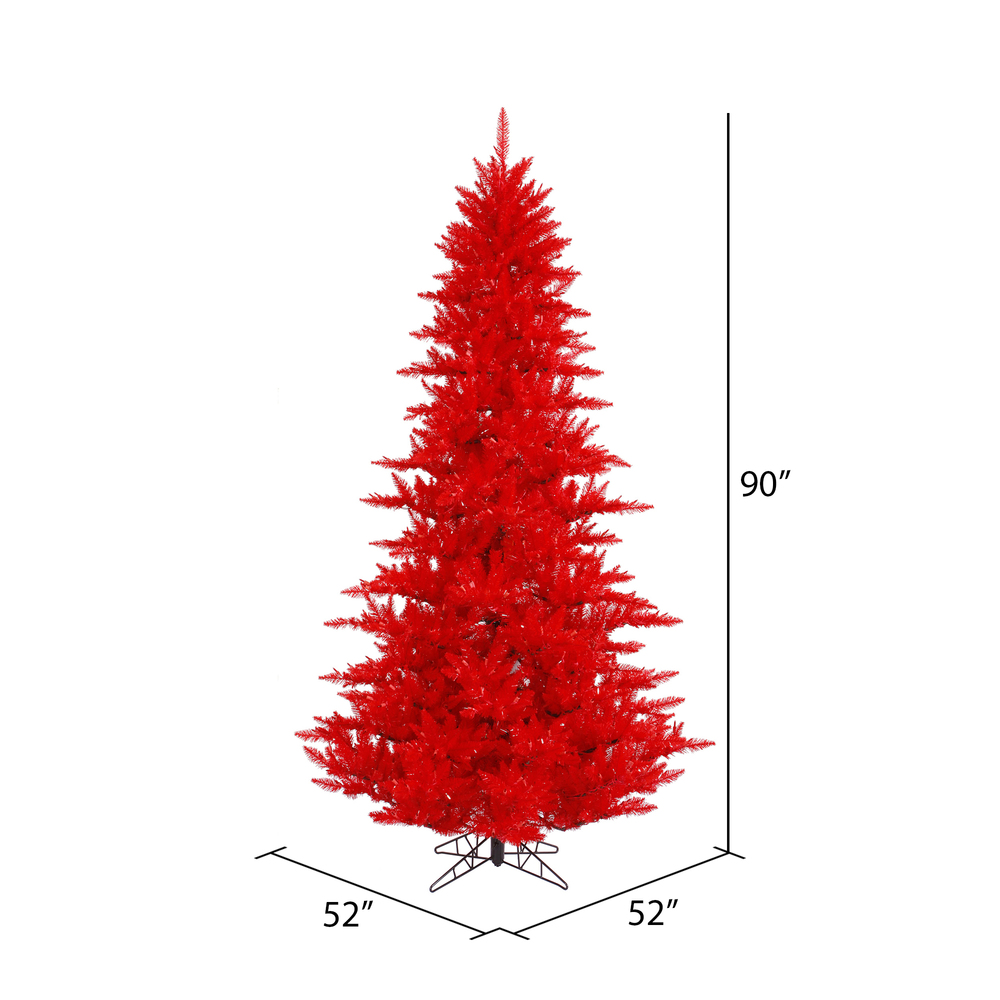 Vickerman Red Fir Artificial Christmas Tree