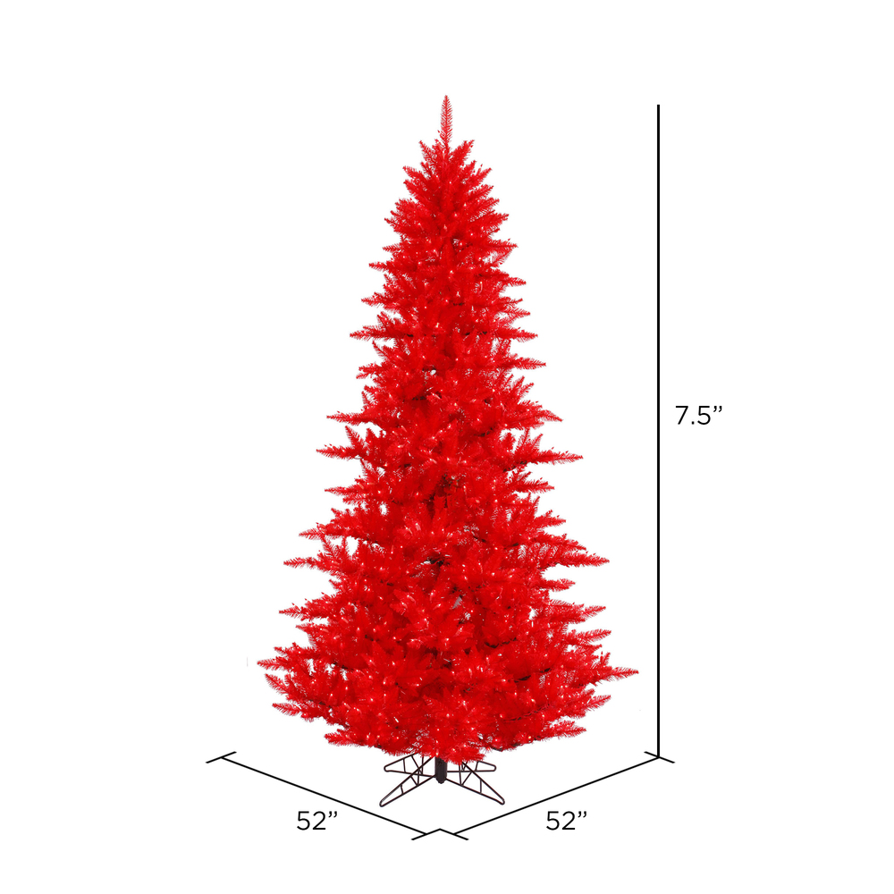 Vickerman Red Fir Artificial Christmas Tree