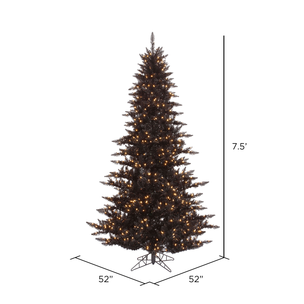 Vickerman Black Fir Artificial Christmas Tree