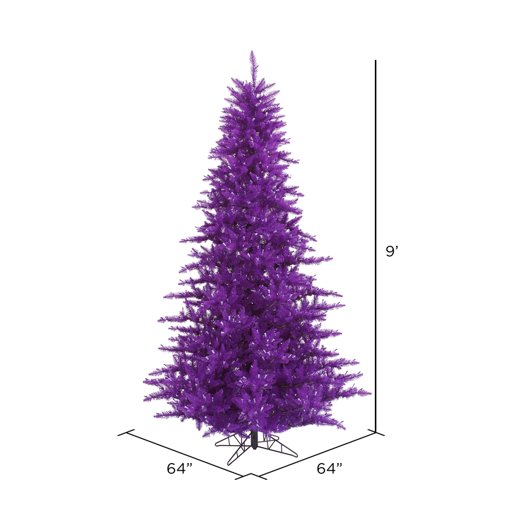 Vickerman Purple Fir Artificial Christmas Tree
