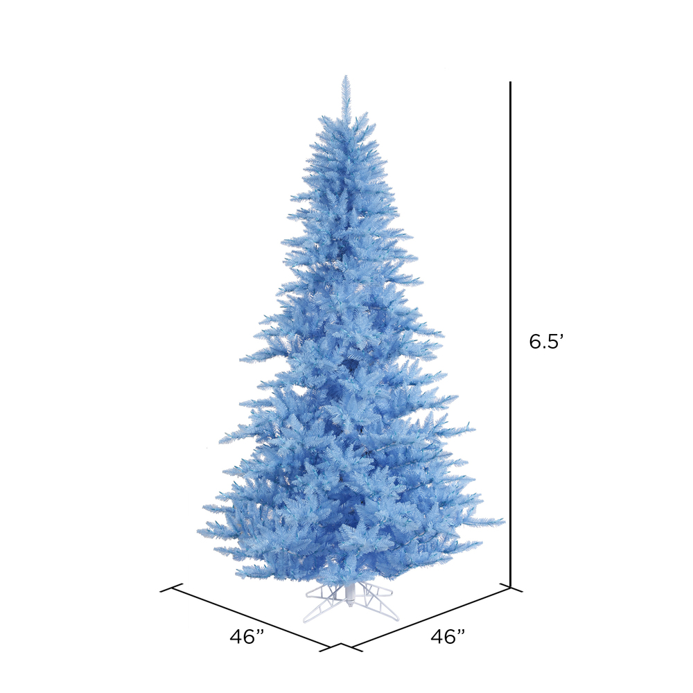 Vickerman Sky Blue Fir Artificial Christmas Tree