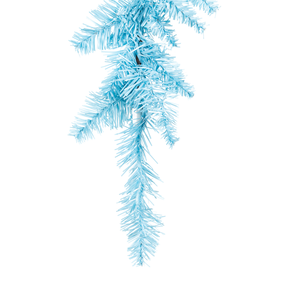 Vickerman Sky Blue Fir Artificial Christmas Teardrop