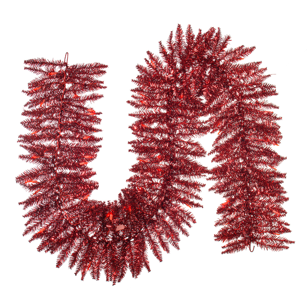 Tinsel Red Garlands