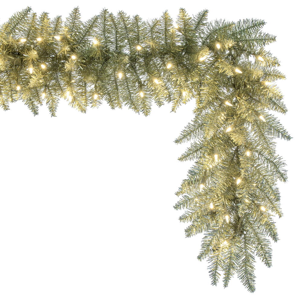 Vickerman Champagne Artificial Christmas Garland