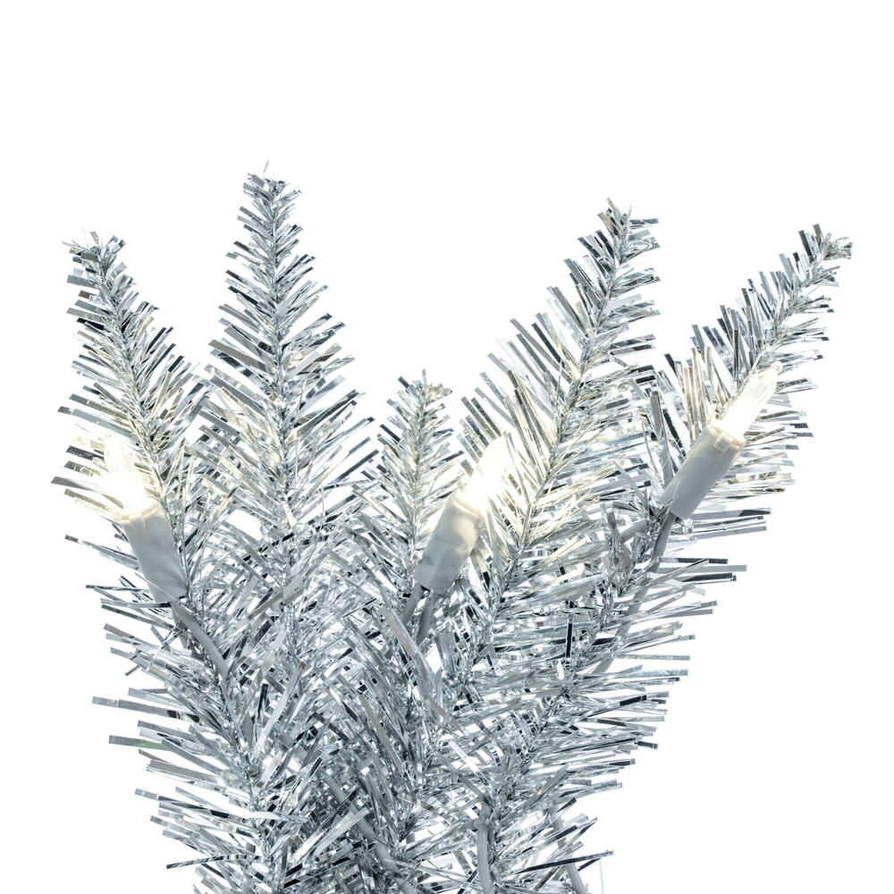 Vickerman Silver Artificial Christmas Garland