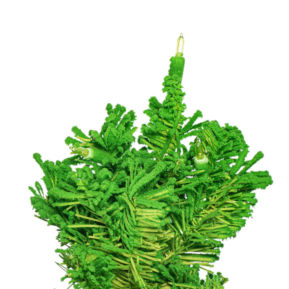 Vickerman Flocked Lime Fir Artificial Christmas Tree