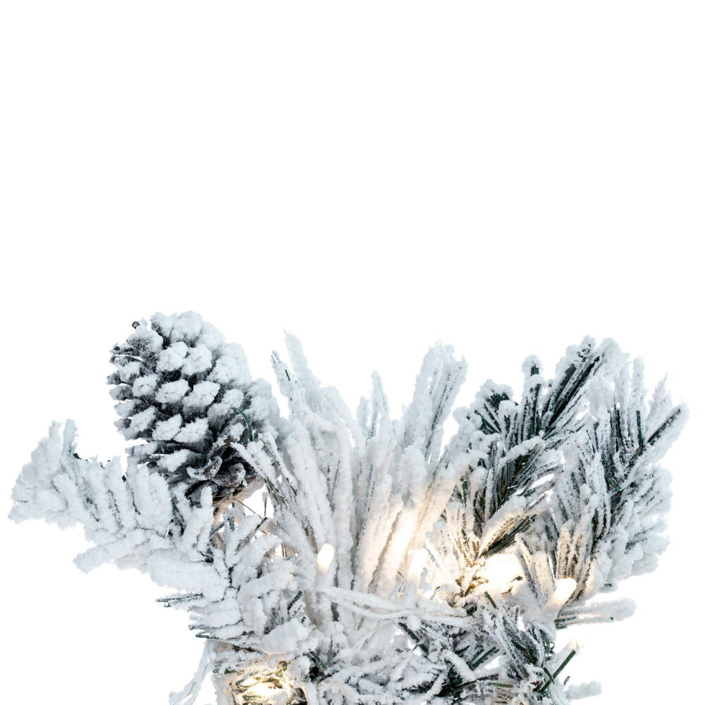 Vickerman Flocked Atka Artificial Christmas Garland