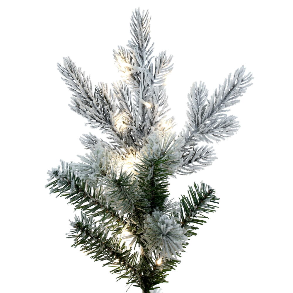 Vickerman Flocked Kiana Pine Artificial Christmas Tree