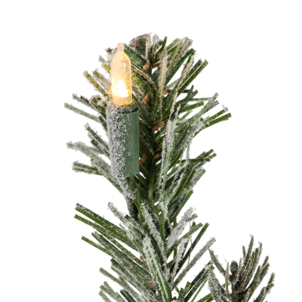 Vickerman Flocked Kiana Artificial Christmas Garland