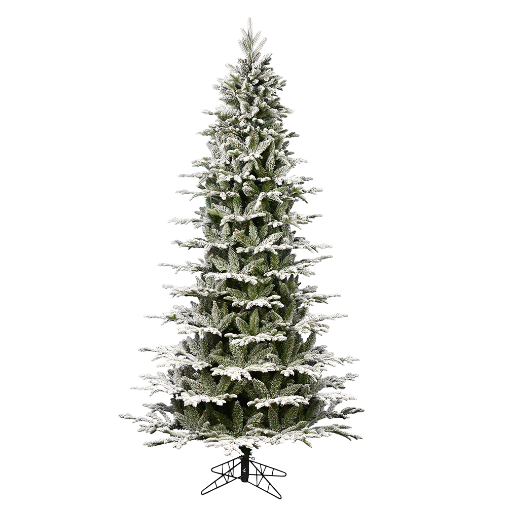 Flocked Slim Trees