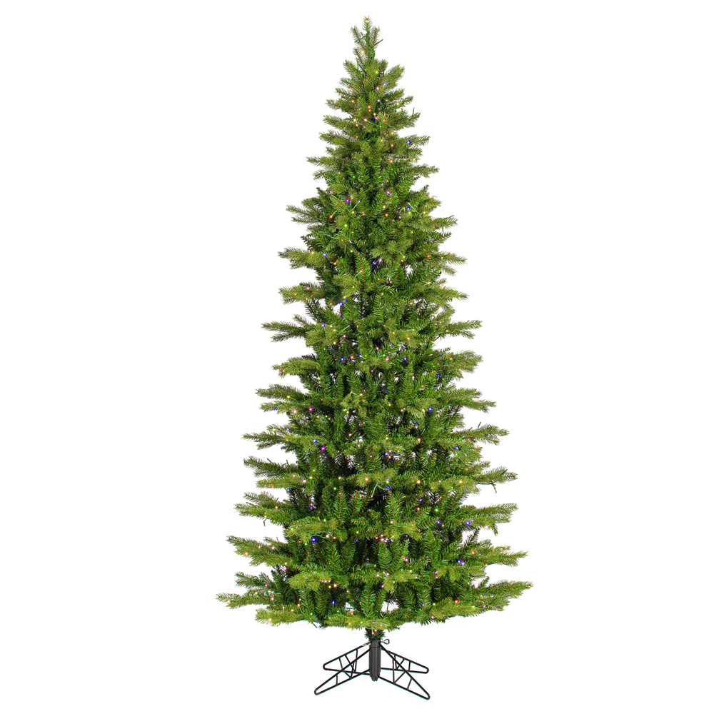 Vickerman Balsam Spruce Slim Artificial Christmas Tree
